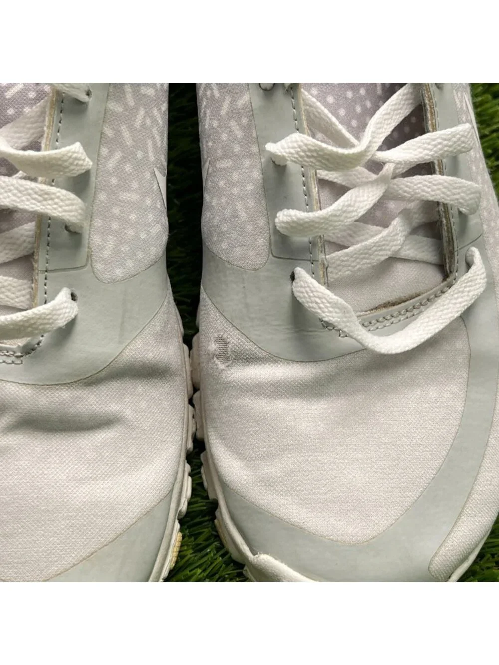 Nike Free 5.0 v4 NS PT Womens Size 8 Gray White Athletic Running Shoes Sneakers